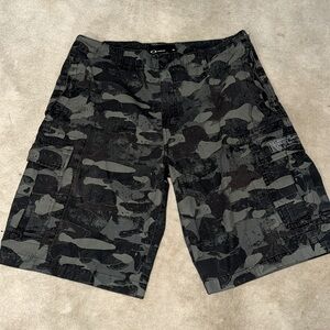 Oakley men’s tactical cargo shorts blk/gray camo 36
